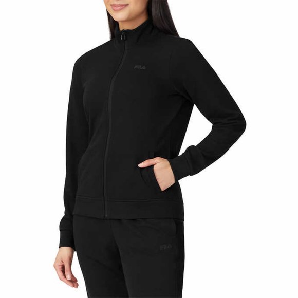 NWT FILA Women's Midweight Full Zip Active Jacket Black Size 2XL $80 1A082 - Picture 3 of 3